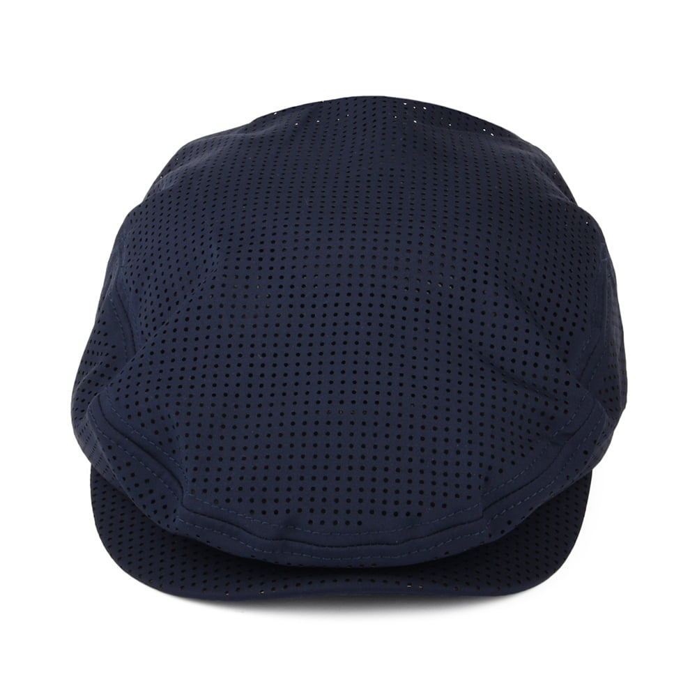 Gorra plana Hooligan X Perforada de Brixton - Azul Marino Lavado