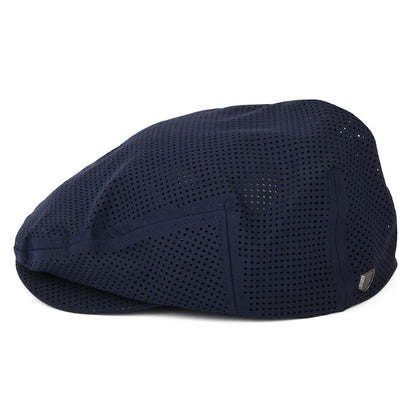 Gorra plana Hooligan X Perforada de Brixton - Azul Marino Lavado