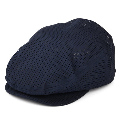Gorra plana Hooligan X Perforada de Brixton - Azul Marino Lavado