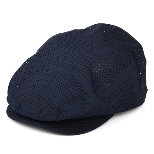 Gorra plana Hooligan X Perforada de Brixton - Azul Marino Lavado