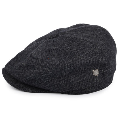Gorra Newsboy Brood holgada de Brixton - Azul Marino-Blanco