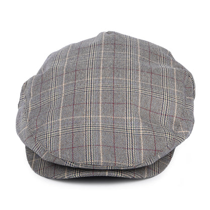 Gorra plana Hooligan a cuadros de Brixton - Azul Pizarra