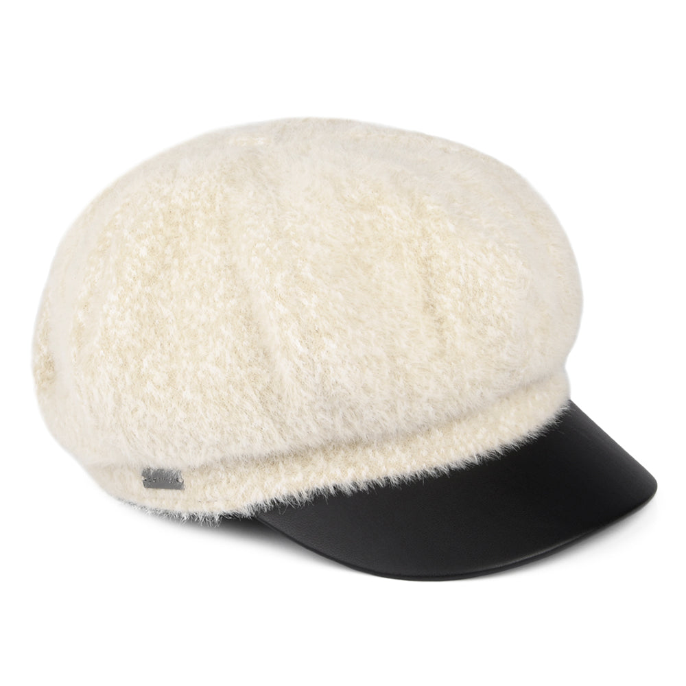 Gorra Baker Boy mujeres Fabienne de Betmar - Blanco invernal