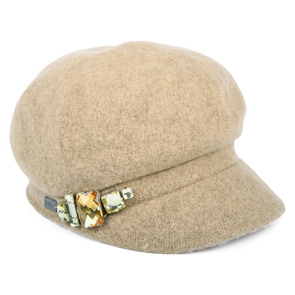 Gorra Baker Boy Rhinestone de Betmar - Camel