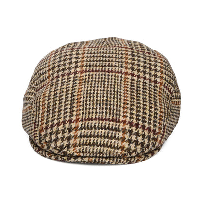 Gorra plana Locheport de HARRIS TWEED de Jaxon & James - Marrón-Beige Arena