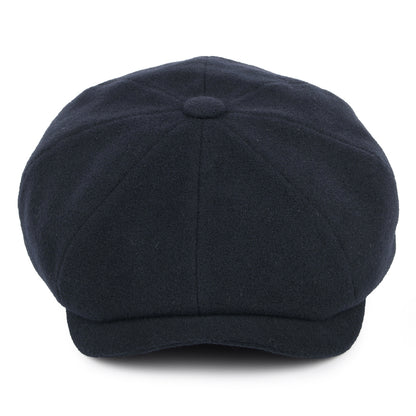 Gorra Newsboy Hatteras de lana-cachemira de Stetson - Azul Marino