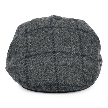 Gorra plana Cambridge de Moons a cuadros de Failsworth - Gris