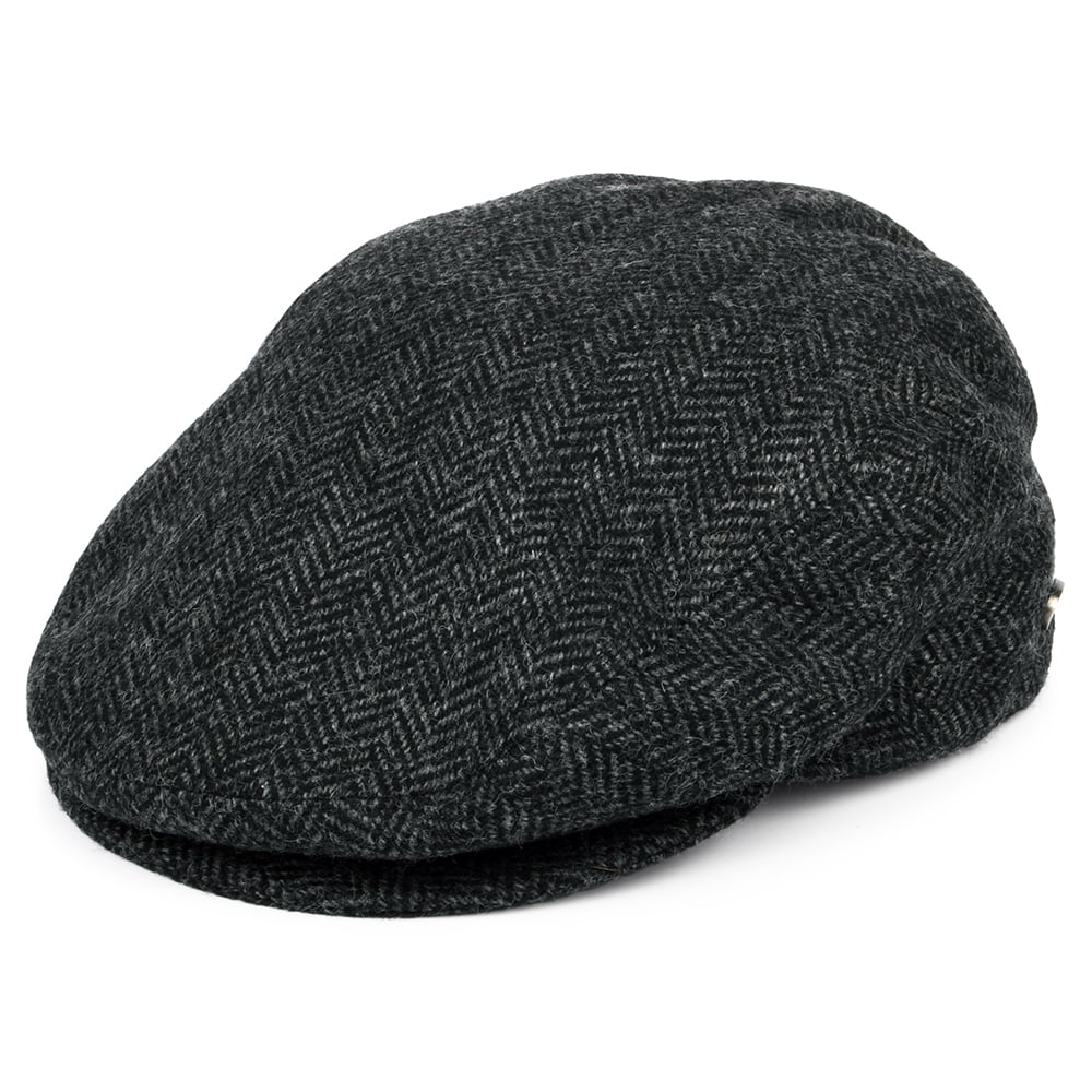 Gorra plana Lord diseño de espiga de Bailey - Negro