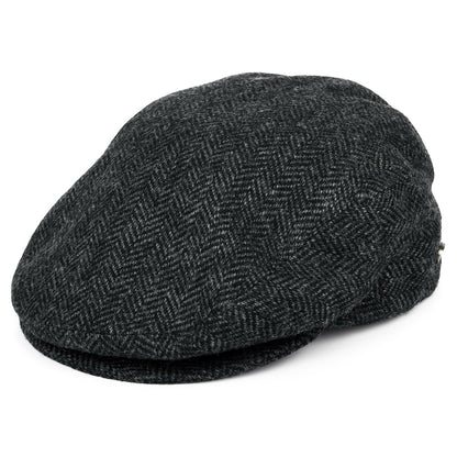 Gorra plana Lord diseño de espiga de Bailey - Negro