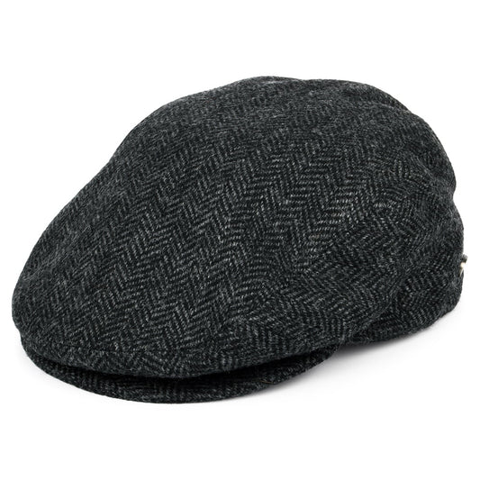 Gorra plana Lord diseño de espiga de Bailey - Negro