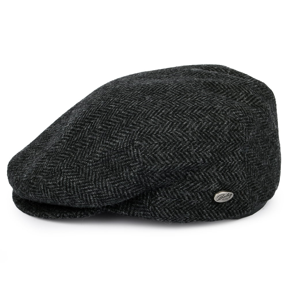 Gorra plana Lord diseño de espiga de Bailey - Negro