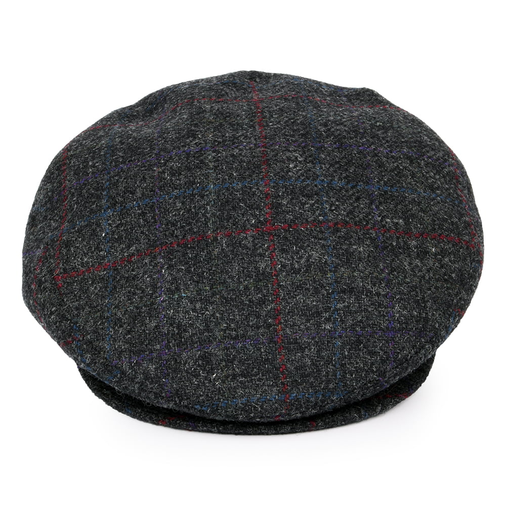 Gorra plana Lord a cuadros de Bailey - Antracita