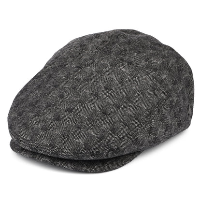 Gorra plana Becker de mezcla de lana de Bailey - Negro