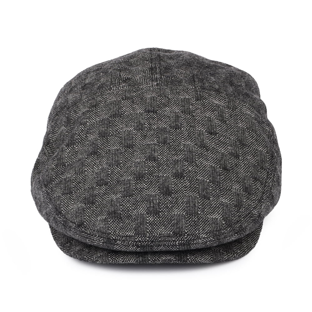 Gorra plana Becker de mezcla de lana de Bailey - Negro