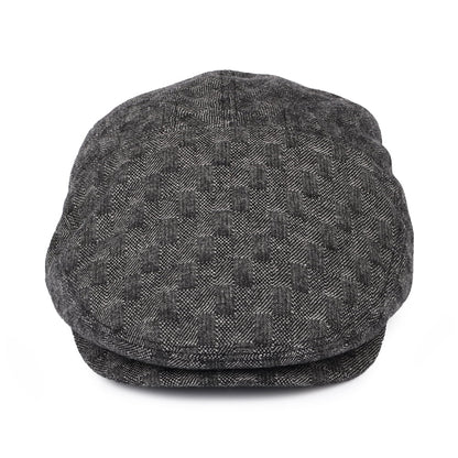 Gorra plana Becker de mezcla de lana de Bailey - Negro