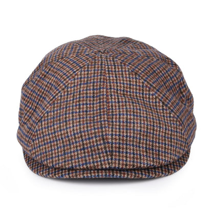 Gorra Newsboy Finnegan de mezcla de lana pata de gallo de Bailey - Ocre