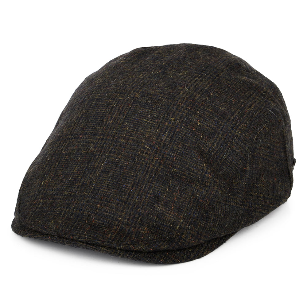 Gorra plana Mahler de mezcla de lana de Bailey - Marrón Jaspeado