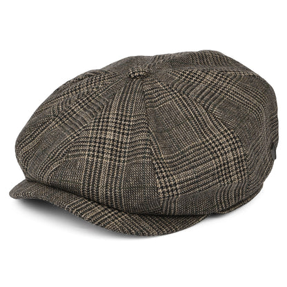 Gorra Newsboy Brood holgada de Brixton - Beige Arena-Marrón