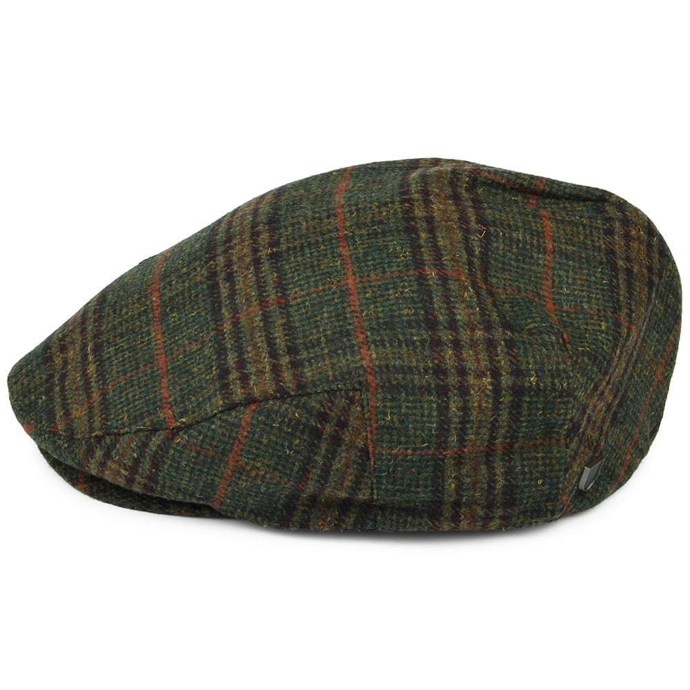 Gorra plana Hooligan holgada de Brixton - Verde Musgo