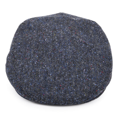 Gorra plana de Tweed Donegal Mezcla de tonos de City Sport - Azul Marino