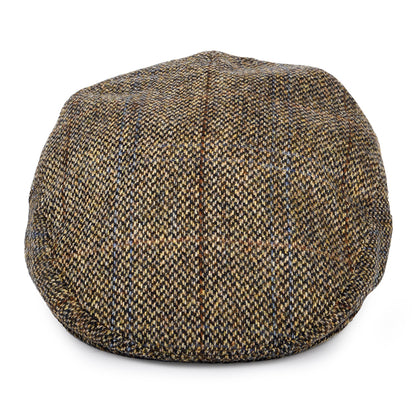 Gorra plana de lana virgen a cuadros de City Sport - Beige Arena-Marrón