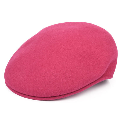 Gorra plana 504 de lana de Kangol - Rosa Eléctrico