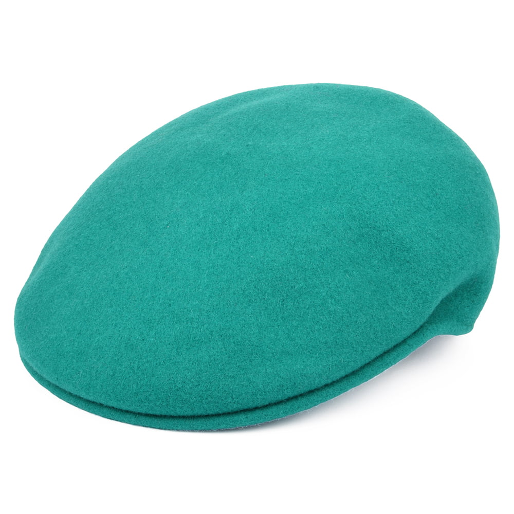 Gorra plana 504 de lana de Kangol - Turquesa