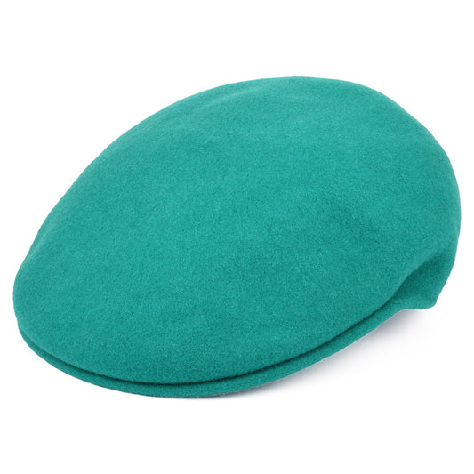 Gorra plana 504 de lana de Kangol - Turquesa