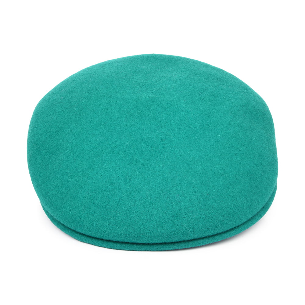 Gorra plana 504 de lana de Kangol - Turquesa