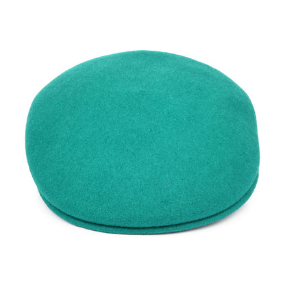 Gorra plana 504 de lana de Kangol - Turquesa