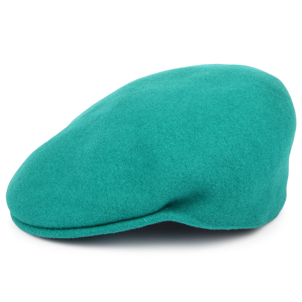 Gorra plana 504 de lana de Kangol - Turquesa