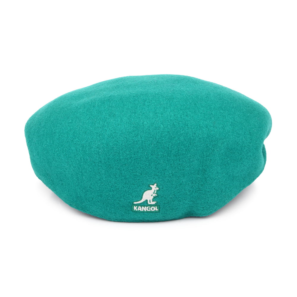 Gorra plana 504 de lana de Kangol - Turquesa