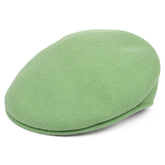 Gorra plana 504 de lana de Kangol - Verde