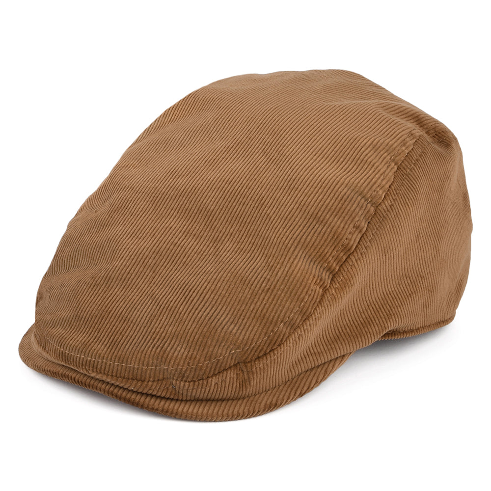 Gorra plana de pana de Kangol - Marrón