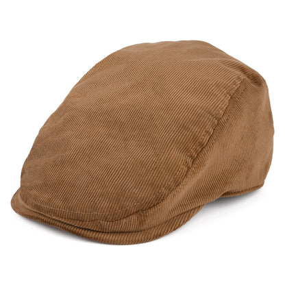 Gorra plana de pana de Kangol - Marrón