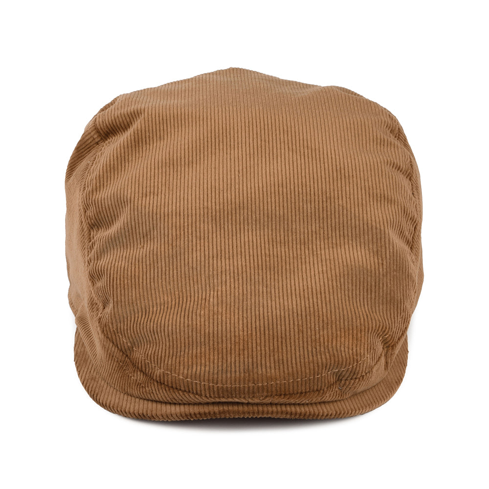 Gorra plana de pana de Kangol - Marrón