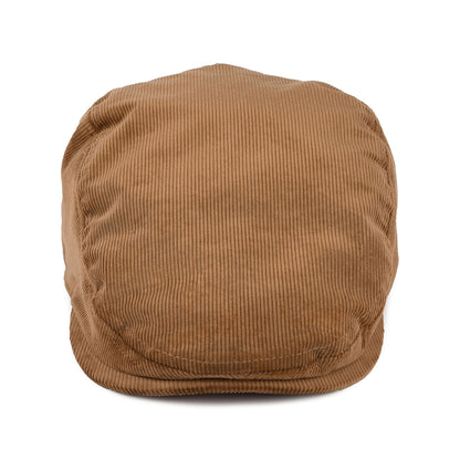 Gorra plana de pana de Kangol - Marrón