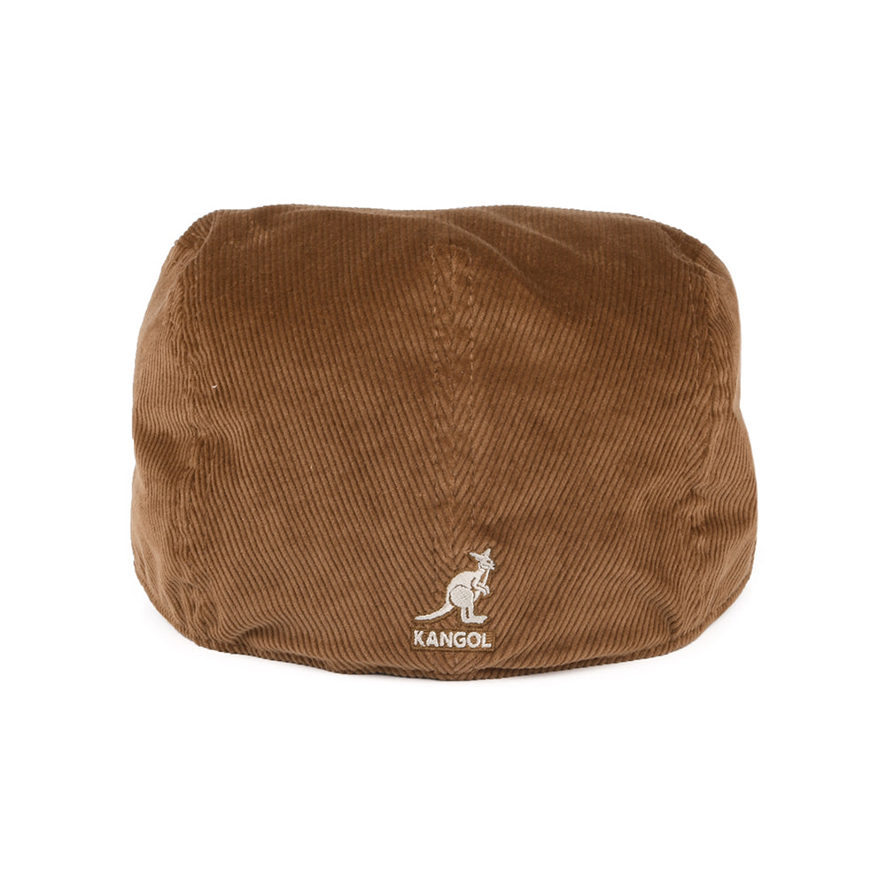 Gorra plana de pana de Kangol - Marrón