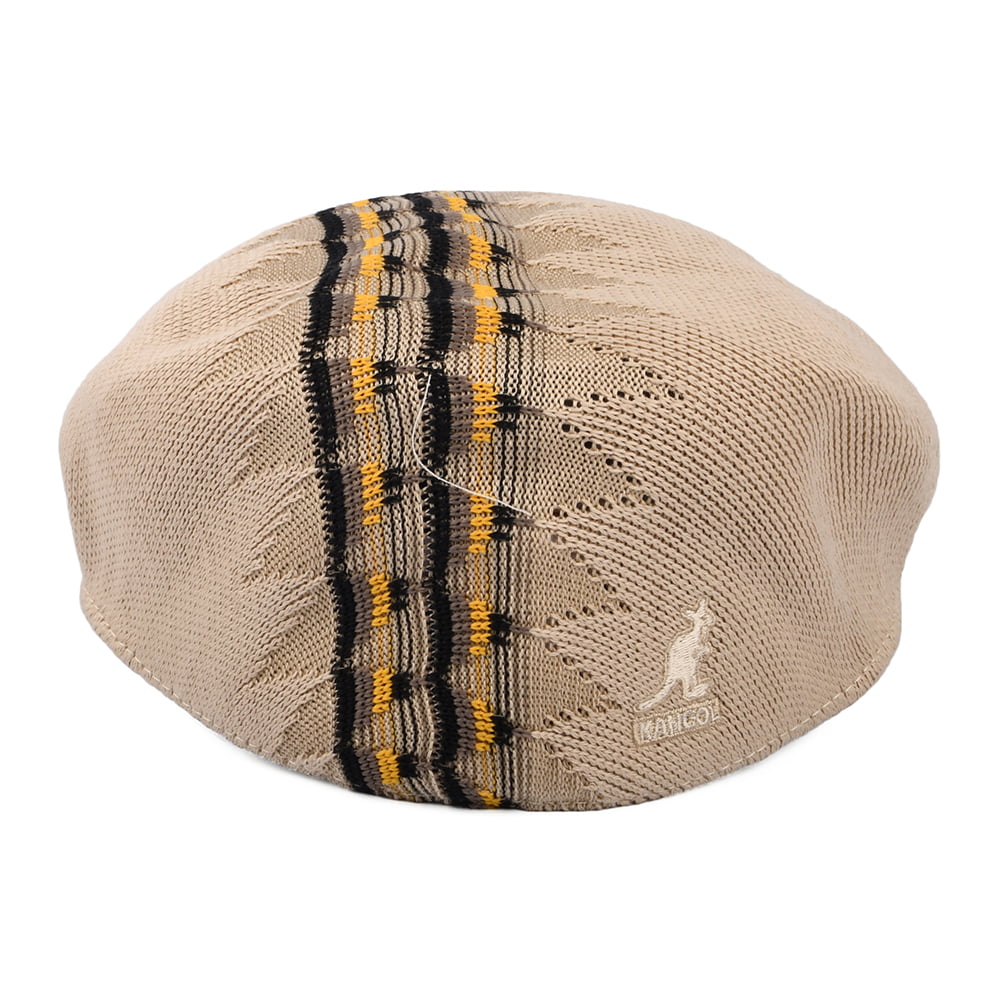 Gorra plana Argyle Stripe 504 Special de Kangol - Beige