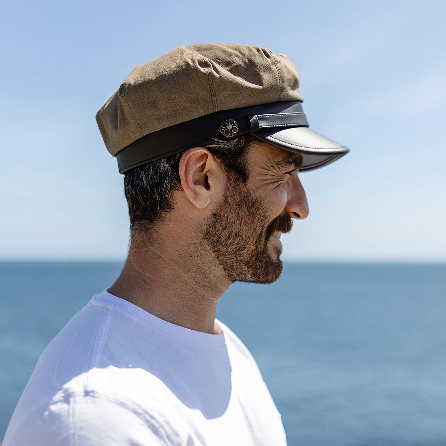 Gorra Rebel Motorcycle de Jaxon & James - Beige Británico