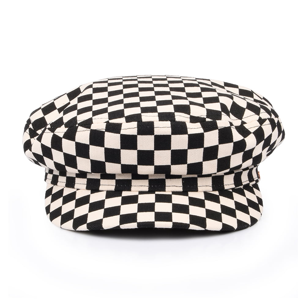 Gorra Baker Boy mujeres Utility Checkerboard de Vans - Negro-Blanco