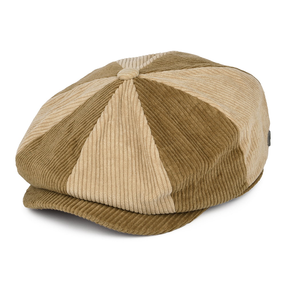Gorra Newsboy Brood holgada de pana de Brixton - Bronce-Arena