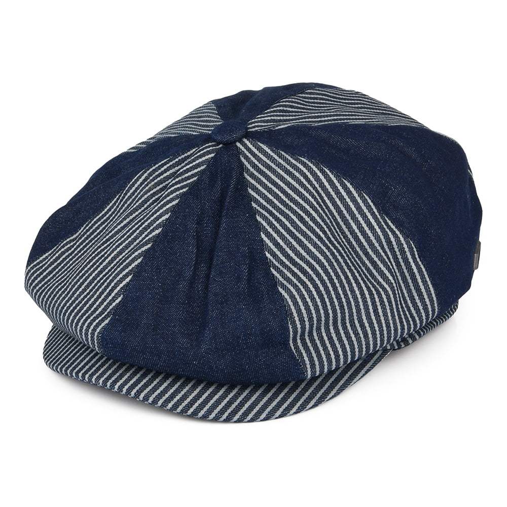 Gorra Newsboy Brood holgada de Brixton - Vaquero