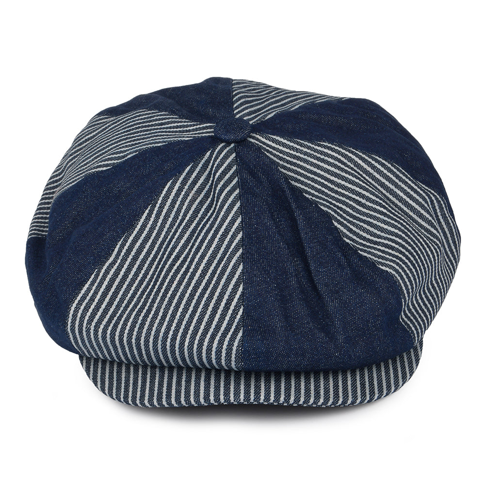 Gorra Newsboy Brood holgada de Brixton - Vaquero