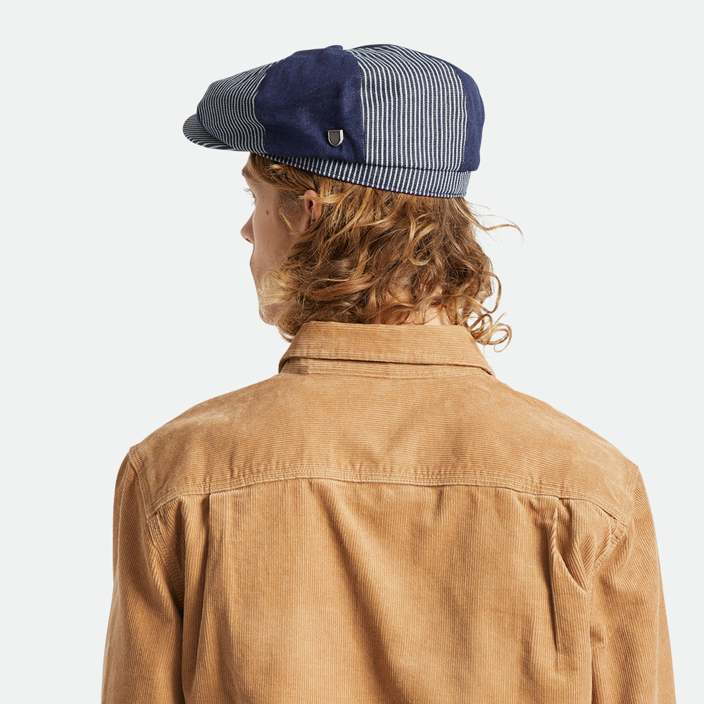 Gorra Newsboy Brood holgada de Brixton - Vaquero