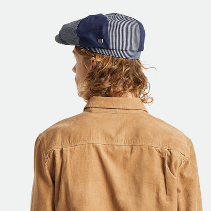 Gorra Newsboy Brood holgada de Brixton - Vaquero