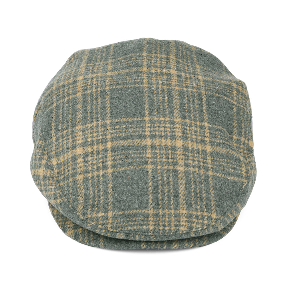 Gorra plana Hooligan a cuadros de Brixton - Beige Arena-Gris