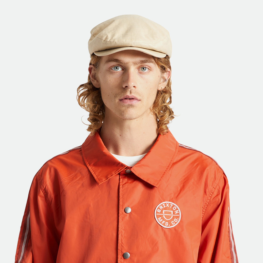Gorra plana Hooligan X de cáñamo de Brixton - Natural