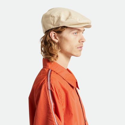 Gorra plana Hooligan X de cáñamo de Brixton - Natural