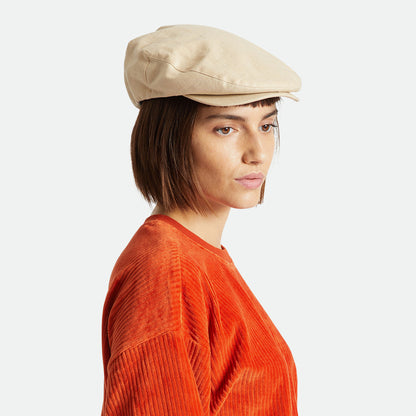 Gorra plana Hooligan X de cáñamo de Brixton - Natural